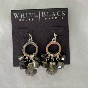 White House Black Market Metallic Cluster Earrings